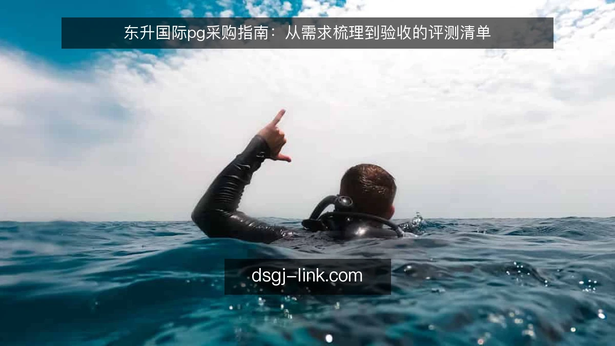 东升国际pg采购指南：从需求梳理到验收的评测清单